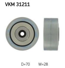 Ролик натягувача ременя SKF VKM 31211