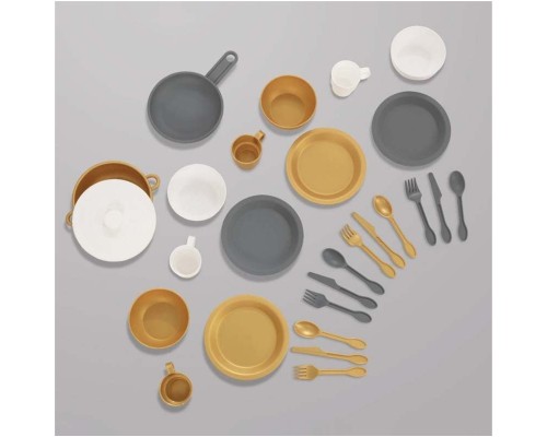 Ігровий набір KidKraft посуда Modern Metallics 27 предметів (63532)