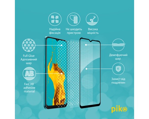 Скло захисне Piko Full Glue Tecno Spark Go 2022 (1283126542336)