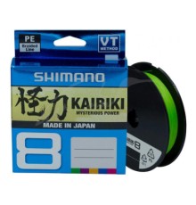 Шнур Shimano Kairiki 8 PE Mantis Green 150m 0.215mm 20.8kg (59WPLA58R06)