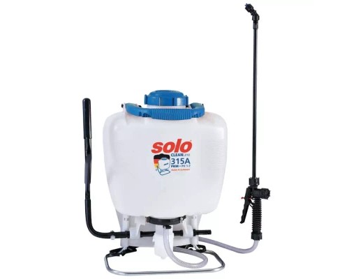 Обприскувач Solo ручний ранцевий 15 л, мембранний, тиск 4 бар, труб 50 см, вага 4.5 кг (315A)