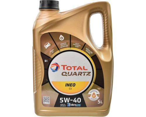 Моторна олива Total QUARTZ Ineo C3 5w40 5л (213790)