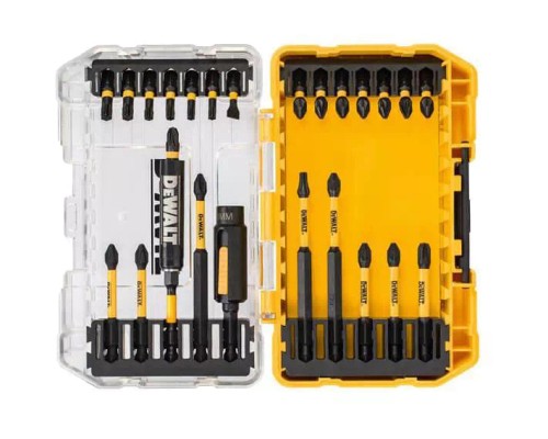 Набір біт DeWALT EXTREME FLEXTORQ, Phillips,Pozidriv, Torx, Slotted, L = 25, 57, 85 мм, 25 шт, кейс (DT70730T)
