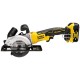 Дискова пила DeWALT 18В XR Li-Ion, безщіткова, диск 115х9.5 мм, 2.5 кг, 2x5Ah, кейс TSTAK (DCS571P2)