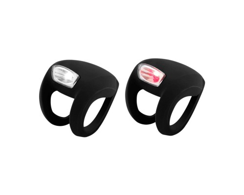 Передня велофара Knog Frog Strobe Front 8,5 Lumens Black (11920)