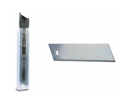 Лезо Stanley шириною 18 мм з сегментами, що відламуються, 5 шт. (2-11-301)