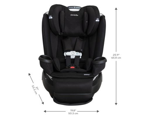 Автокрісло Evenflo Gold SensorSafe Revolve 360 LX - Onyx Black (032884203468)