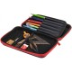 Пенал Cool For School 1 відділення з органайзером чорний (QT-5667-Black)