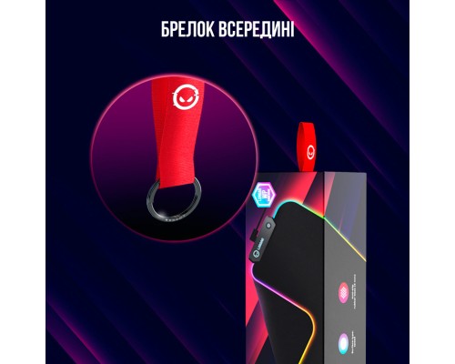 Килимок для мишки Lorgar Steller 913 RGB USB Black (LRG-GMP913)