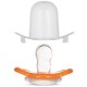 Пустушка Baboo Sea Life силіконова, 6+ міс (помаранчева) (5-028)