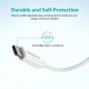 Дата кабель USB-C to USB-C 1.0m USB 2.0 Choetech (CC0002-WH)