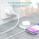 Дата кабель USB-C to USB-C 1.0m USB 2.0 Choetech (CC0002-WH)