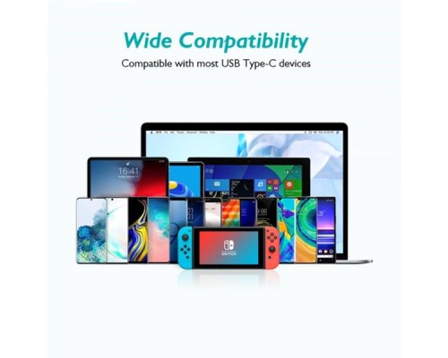 Дата кабель USB-C to USB-C 1.0m USB 2.0 Choetech (CC0002-WH)