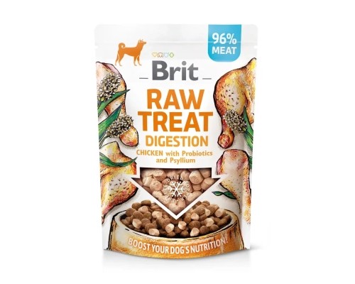 Ласощі для собак Brit Raw Treat freeze-dried Digestion курка 40 г (8595602564439)