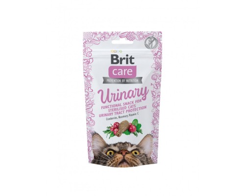 Ласощі для котів Brit Care Cat Snack Urinary з індичкою 50 г (8595602555758)