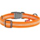 Нашийник для тварин WAUDOG Waterproof пластикова пряжка L Ш 25 мм Д 34-49 см помаранчевий (26144)