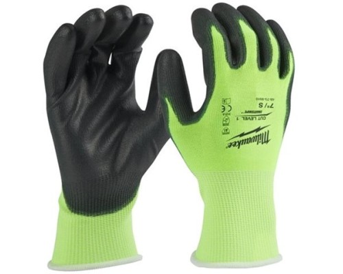 Захисні рукавиці Milwaukee сигнальні з рівнем опору порізам 1, XL/10 (4932479919)