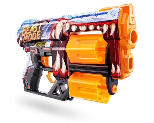 Іграшкова зброя Zuru X-Shot Швидкострільний бластер Skins Dread Beast Out (12 патронів) (36517P)