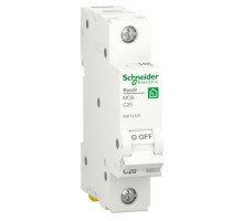 Автоматичний вимикач Schneider Electric RESI9 6kA 1P 20A C (R9F12120)