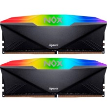 Модуль пам'яті для комп'ютера DDR4 32GB (2x16GB) 3600 MHz NOX RGB Black Apacer (AH4U32G36C25YNBAA-2)