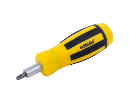 Викрутка Sigma з реверсом c бітами 12шт CrV (4001831)