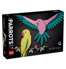 Конструктор LEGO Art Колекція фауни. Папуги Ара 644 деталей (31211)