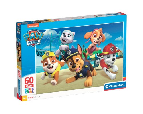 Пазл Clementoni Superhero Paw Patrol, серія MAXI, 60 елементів (26591)