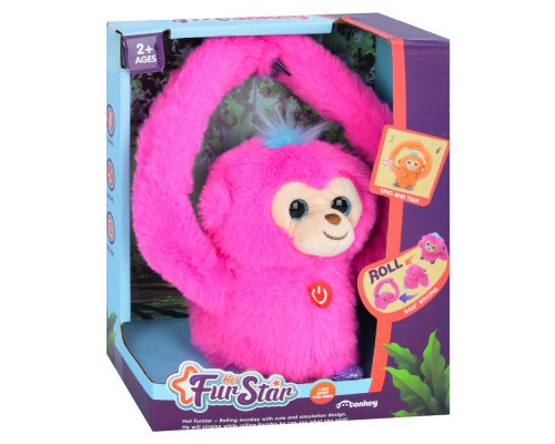 Інтерактивна іграшка Bambi Мавпа Рожева (MP 2304 pink)