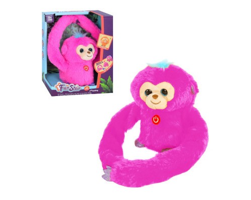 Інтерактивна іграшка Bambi Мавпа Рожева (MP 2304 pink)