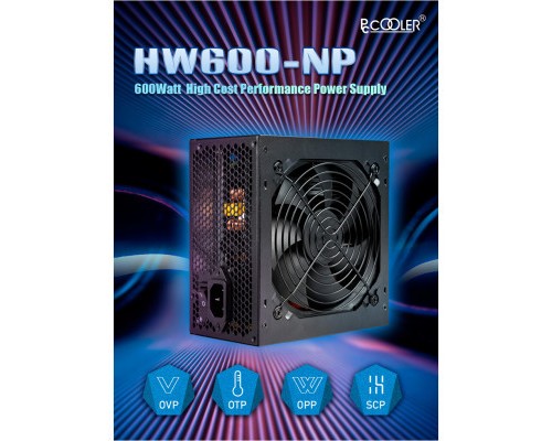 Блок живлення PcCooler 600W (HW600-NP)