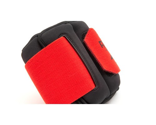 Обважнювач Reebok Flexlock Wrist Weights чорний, червоний RAWT-11261 1.0 кг (885652017190)