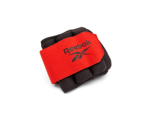Обважнювач Reebok Flexlock Wrist Weights чорний, червоний RAWT-11261 1.0 кг (885652017190)