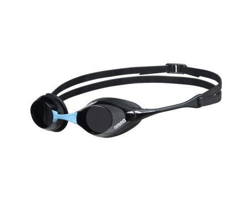 Окуляри для плавання Arena Cobra Swipe 004195-600 чорний, блакитний Уні OSFM (3468336570159)