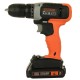 Шуруповерт Black&Decker 18 В Li-Ion, 1.5Ah, 600 об/хв, 1,2 кг (BCD001C1)