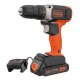 Шуруповерт Black&Decker 18 В Li-Ion, 1.5Ah, 600 об/хв, 1,2 кг (BCD001C1)