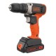 Шуруповерт Black&Decker 18 В Li-Ion, 1.5Ah, 600 об/хв, 1,2 кг (BCD001C1)