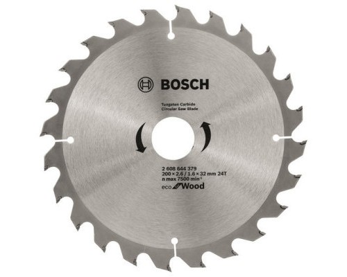 Диск пильний Bosch ECO WO 200x32-24T (2.608.644.379)