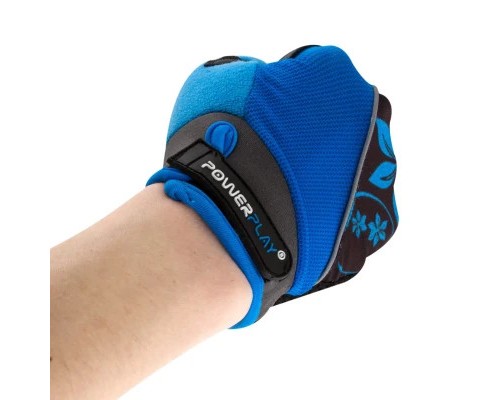 Велорукавиці PowerPlay 5281 B Блакитні XS (SALE_5281B_XS_Blue)