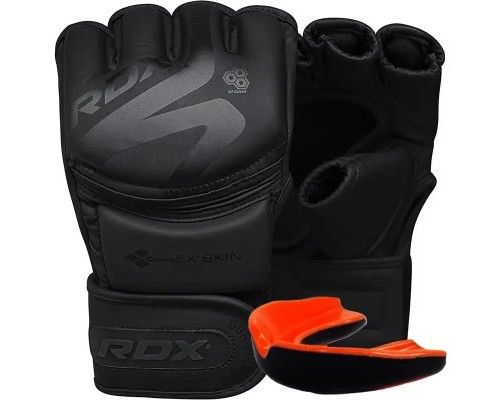 Рукавички для MMA RDX F15 Noir Matte Black L (GGR-F15MB-L)
