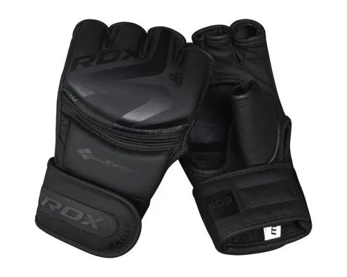Рукавички для MMA RDX F15 Noir Matte Black L (GGR-F15MB-L)