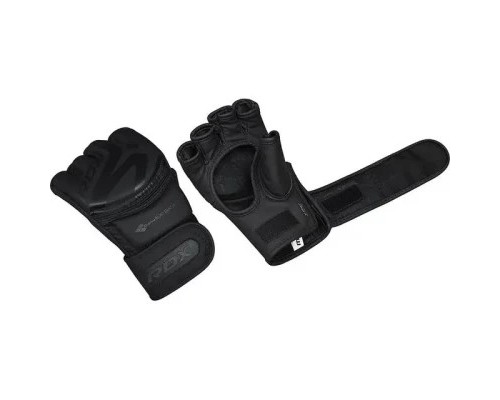 Рукавички для MMA RDX F15 Noir Matte Black L (GGR-F15MB-L)