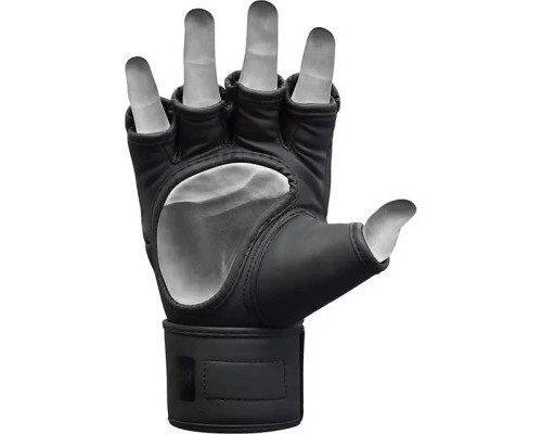 Рукавички для MMA RDX F15 Noir Matte Black L (GGR-F15MB-L)
