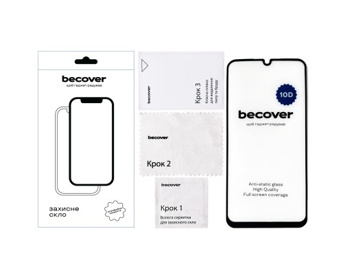Скло захисне BeCover Samsung Galaxy A24 4G SM-A245 10D Black (711350)