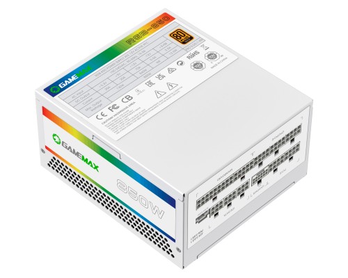 Блок живлення Gamemax 850W (RGB 850 PRO WH (ATX3.0/3.1 PCI)