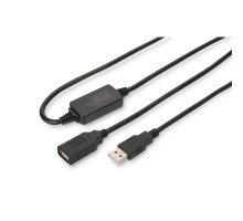 Дата кабель USB 2.0 AM/AF 15.0m Active Digitus (DA-73101)