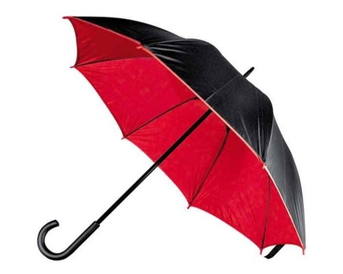 Парасоля Macma Механічна Чорна/червона (4519705)