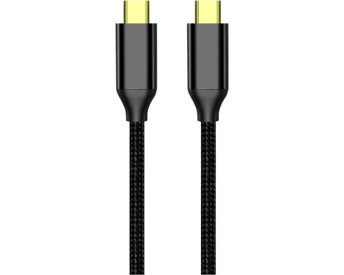 Дата кабель USB-C to USB-C 1.0m USB3.2 (20Gbps 4K PD100W) Gen2 5А black ColorWay (CW-CBPDCC062-BK)