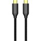 Дата кабель USB-C to USB-C 1.0m USB3.2 (20Gbps 4K PD100W) Gen2 5А black ColorWay (CW-CBPDCC062-BK)