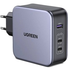 Зарядний пристрій Ugreen 3xUSB 140W (2хUSB-C+USB-A) Gan CD289 with C to C Cable 1.5m (90549)