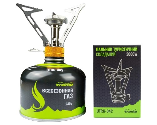 Пальник Tramp UTRG-042 + Картридж 230гр (UTRG-042+UTRG-003)